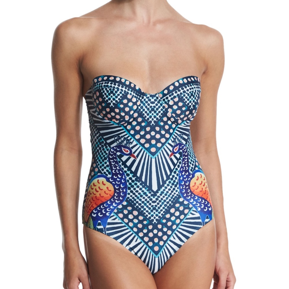 Mara Hoffman Peacock One-Piece Swimsuit